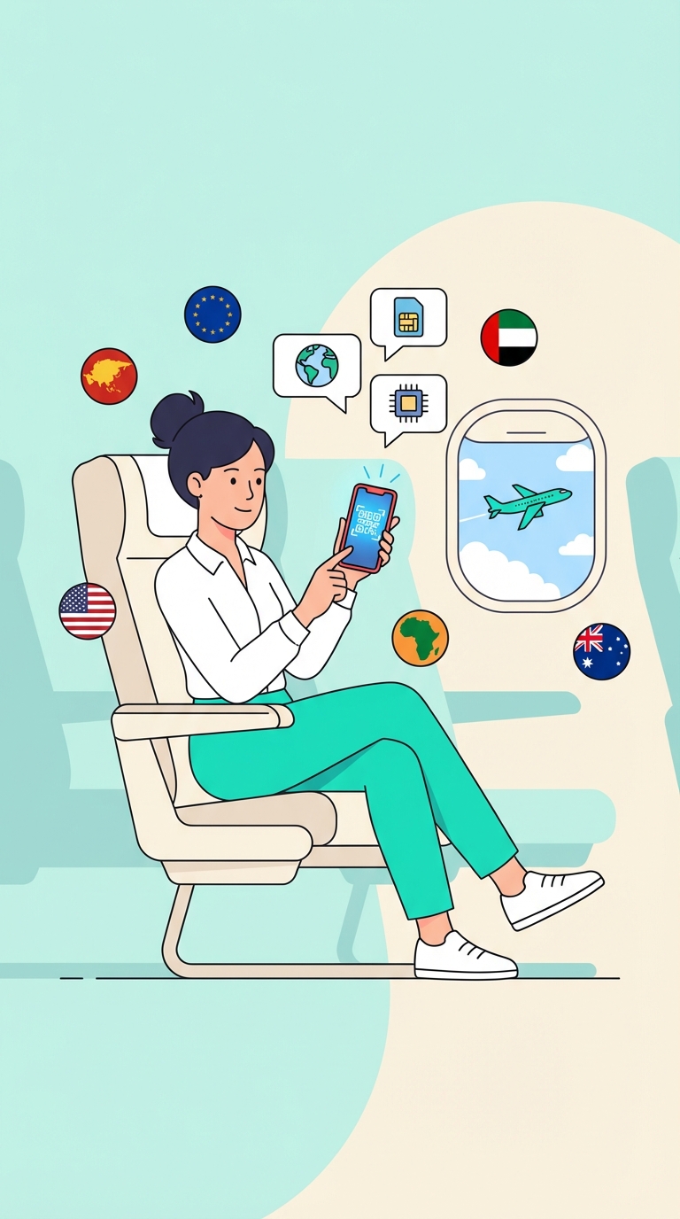 Austria, Åland Islands, Belgium + 38 More eSIM bundle illustration