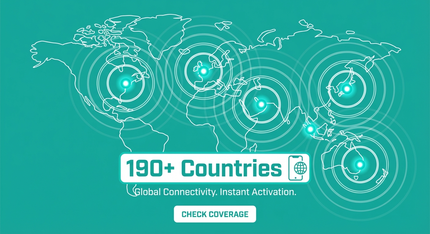 eSIM coverage worldwide