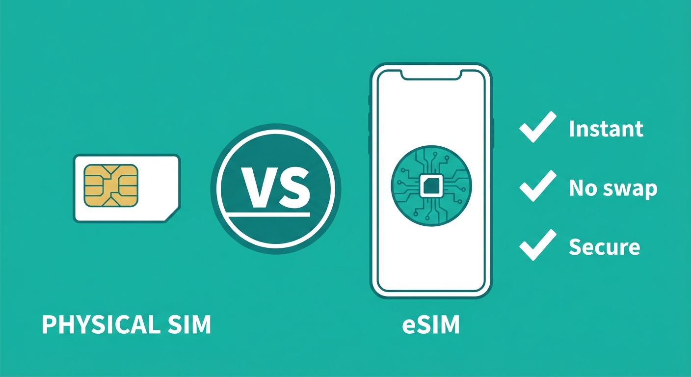 eSIM vs physical SIM comparison