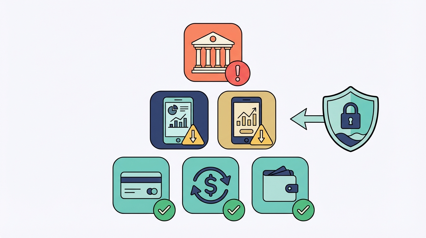Banking app risk tiers