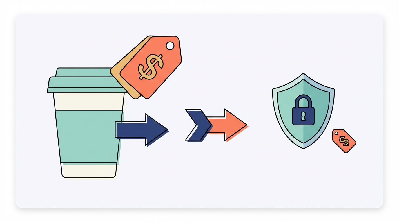 VPN cost vs coffee analogy