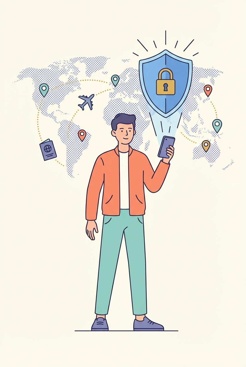 eSIM + VPN — the complete travel setup