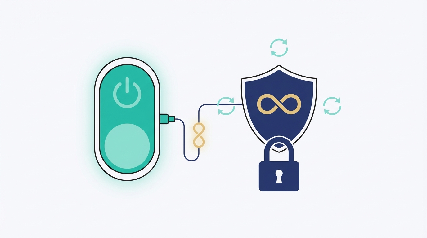 Always-on VPN illustration