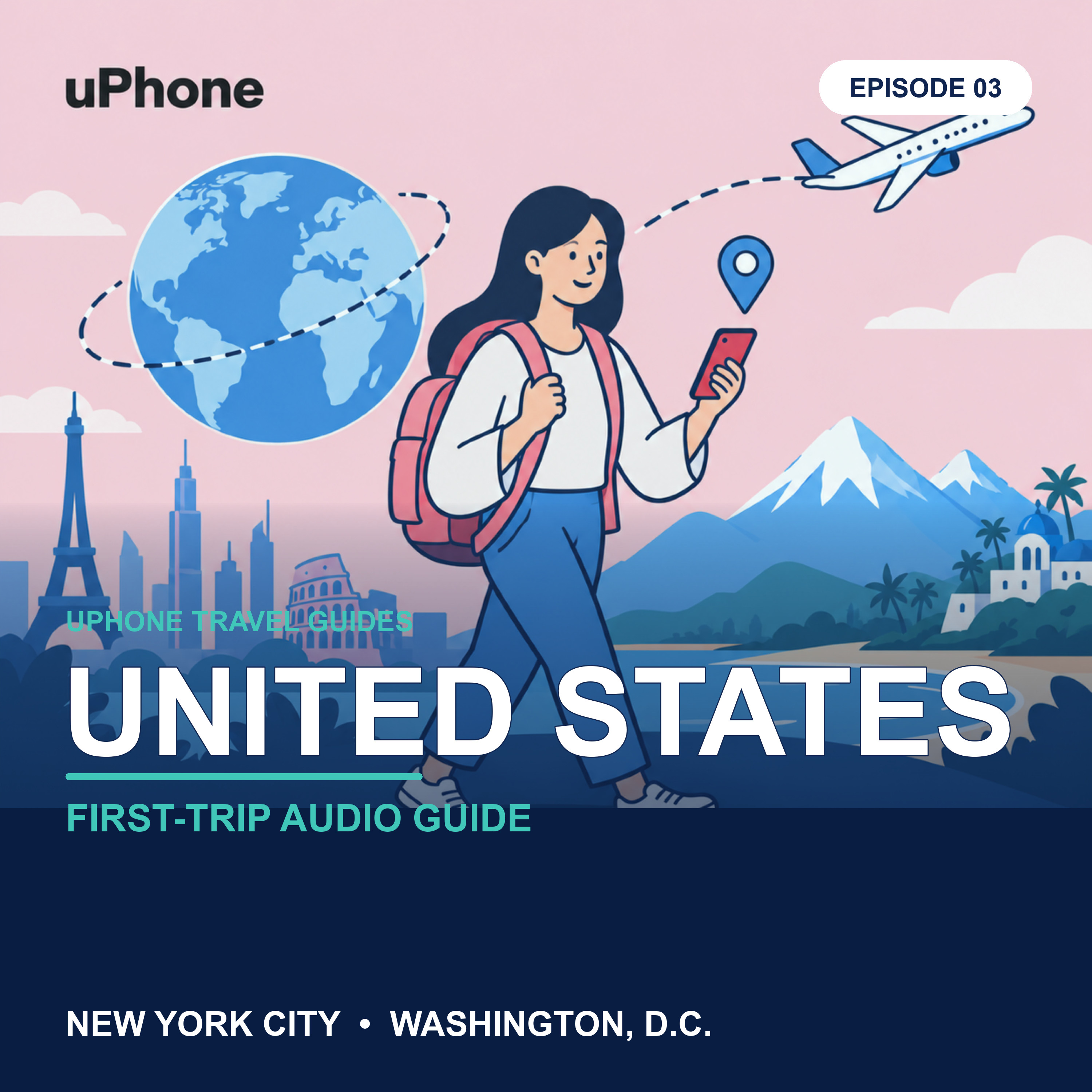 Cover art for United States for First-Timers: A Calm Seven-Day Plan